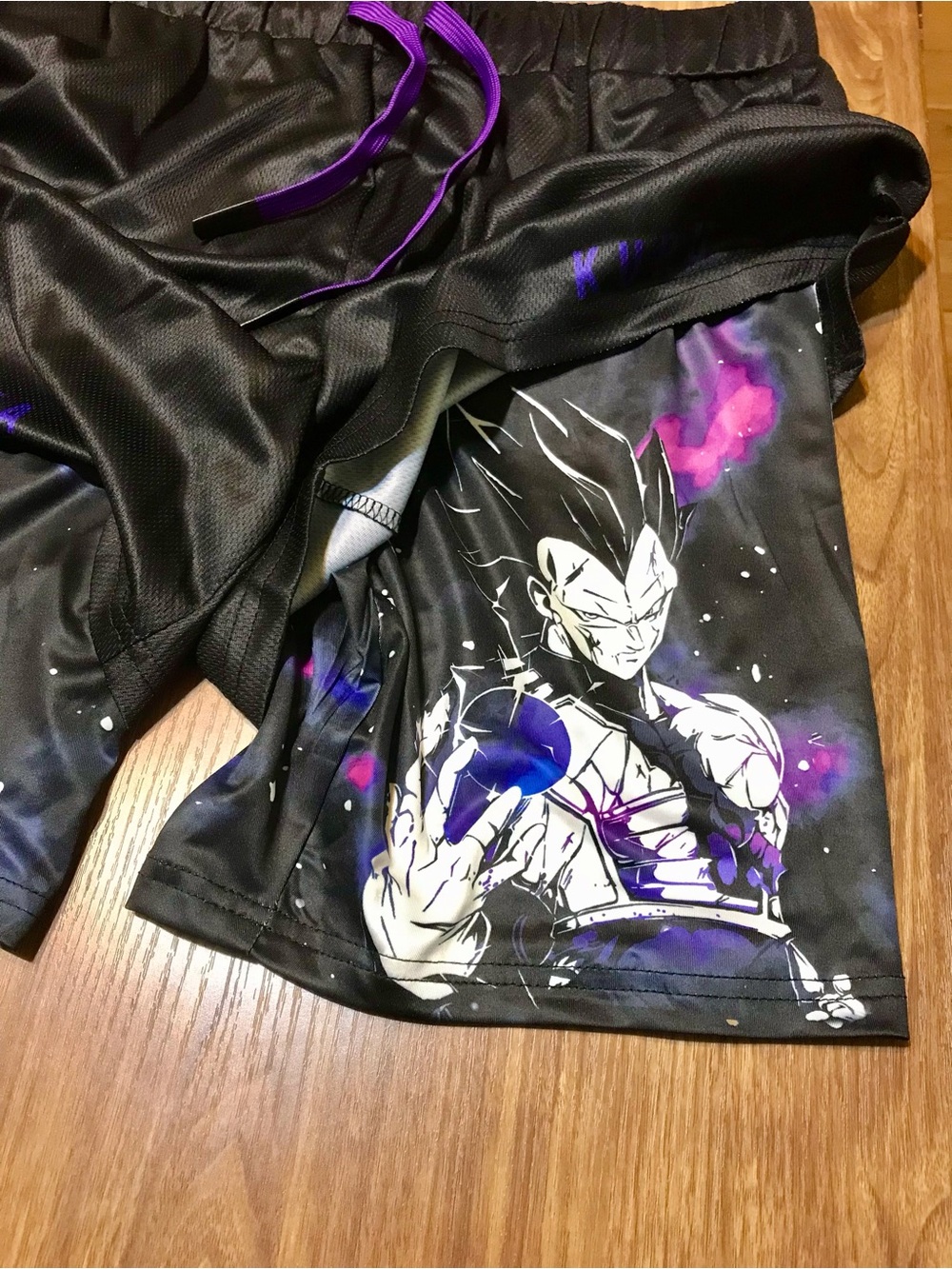 Invicta Kuru Eclipse Warrior Vegeta ultra Ego performance shorts black Sz Lg NWT